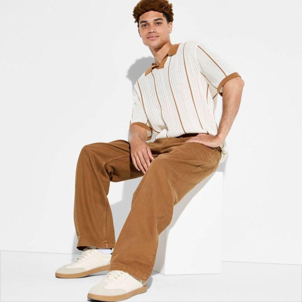 Original Use - Men's Baggy Five Pocket Pants - Original Use Brown Brown
